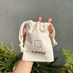 Wholesale Personalized Organic Cotton Canvas <b>Drawstring</b> <b>Pouch</b> for Cosmetic Jewelry Gift - Product Image 1