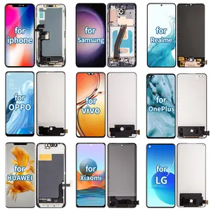 Fabricante de todas las marcas de teléfonos de pantalla táctil Lcd pantalla al por mayor de teléfonos móviles Lcds para iphone samsung Huawei tecno redmi