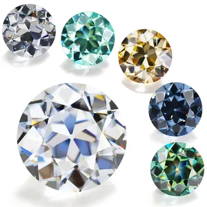 Holycome VVS1 Top Quality OEC Cut Round Cut Loose Moissanite Gemstone Factory For Fine Jewelry Wholesale Loose Moissanite