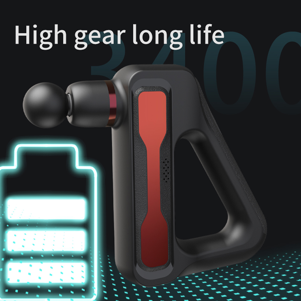 Handheld Cordless Deep Tissue for Athletes Muscle Triangle Mini Massage Gun