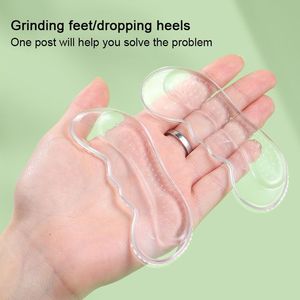 Protector de Talón de Gel de Silicona para Tacones Altos, Adhesivo Antidesgaste, Alivio del Dolor de Pies, Plantillas para Zapatos - Product Image 4