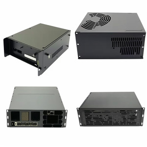 Custom Sheet Metal Fabrication <b>Powder</b> Coated Rackmount Server Chassis Rack Cabinet Enclosure Telecom OEM ODM Direct Factory - Product Image 1
