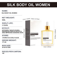Huile corporelle hydratante, légère, raffermissante et nourrissante pour femmes, pour une peau lisse comme de la soie