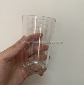 थोक सस्ते 8 ऑउंस बीयर ग्लास कप कस्टम बिग ड्रिंकिंग बारवेयर शॉर्ट बीकर पेय कप पार्टी पिकनिक या घर के लिए ग्लास - Product Image 6