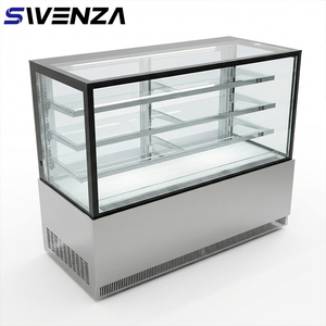 <span class=keywords><strong>Vetrina</strong></span> Refrigerata Commerciale per Torte in Acciaio Inox 304, Espositore Refrigerato per Pasticceria - Product Image 1