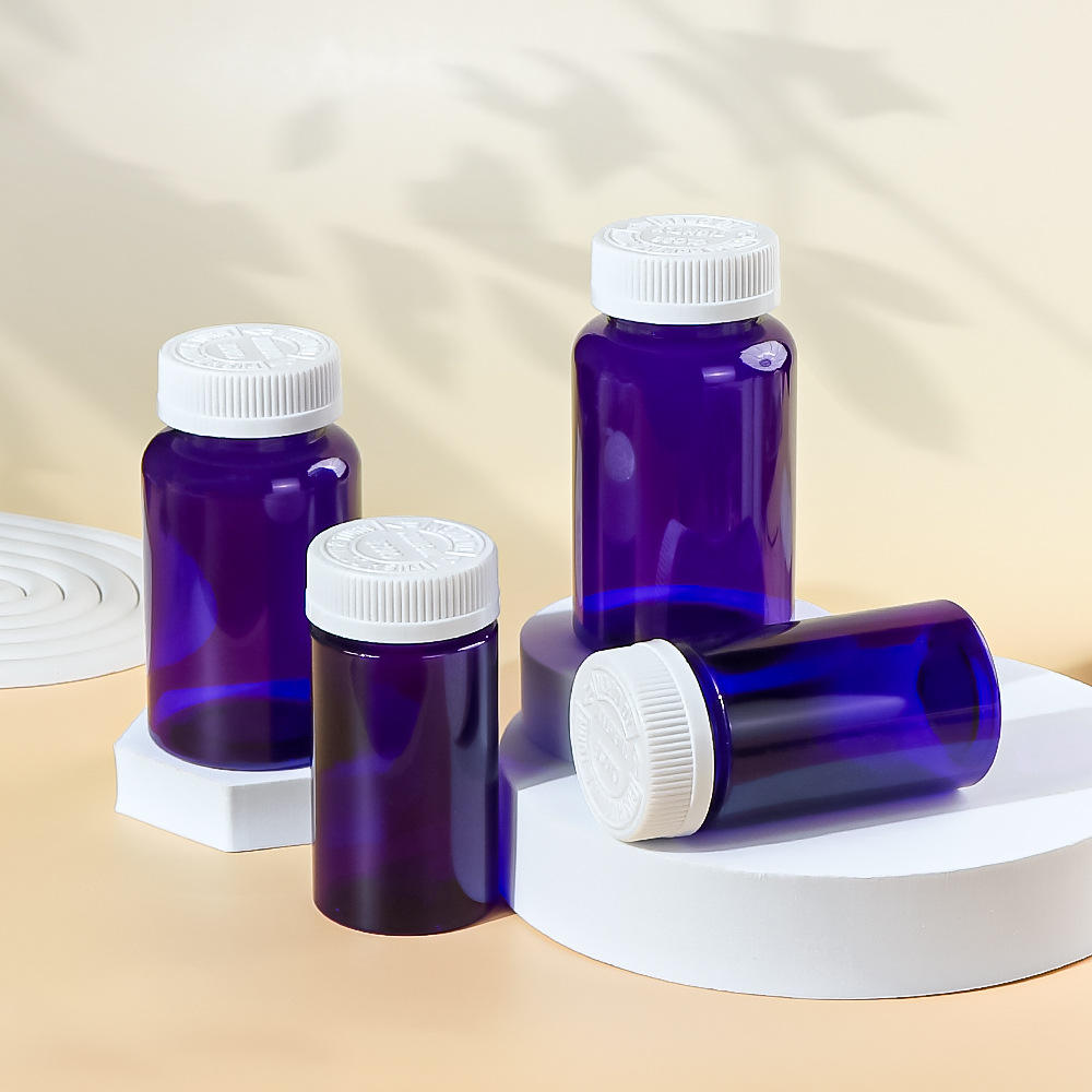 Blue Bottle +Plastic Cap