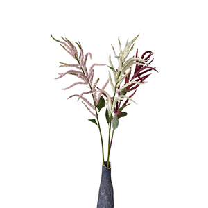 Rama de Flores Artificiales de <span class=keywords><strong>Celosia</strong></span> de 110 cm, Flor de Cockscomb Artificial de Tallo Único para Decoración de Interiores, Relleno de Jarrones, para Hogar, Oficina, Boda - Product Image 6
