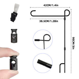 Drapeau de jardin personnalisé Aigle chauve imprimé numériquement, éco-responsable, 250 ans de l'Amérique, USA, Bannière Liberté, 1776-2026 - Product Image 3