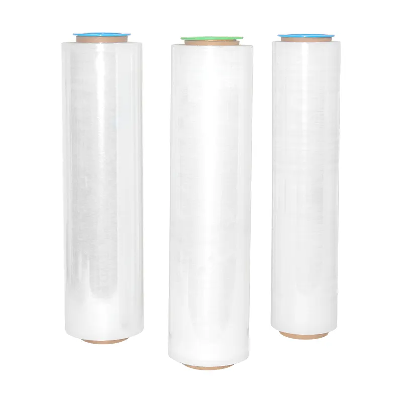 good tensile property Stretch wrap film pe 100% raw material for packaging