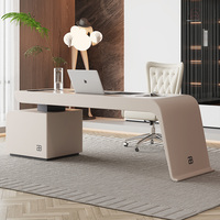 Meubles de bureau à domicile Bureau d'étude informatique Table de bureau moderne et multifonctionnelle avec tiroirs Bureau de direction