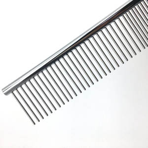 ラウンドハンドル犬ペット毛グルーミングツールペット金属櫛 - Product Image 4