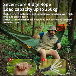 Correas de Nylon Ripstop Resistentes y Ligeras para Hamacas de Camping, para Uso en Exteriores, Todas las Estaciones, Precio de Fábrica, OEM - Product Image 4