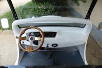 Autobús Turístico Eléctrico Retro Vintage de Alta Calidad, Blanco, de 11 Plazas, con Estructura de Acero para Zonas Turísticas
