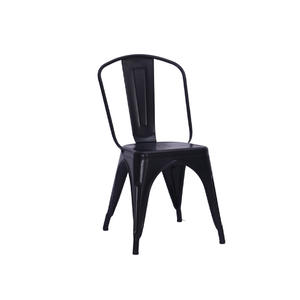 Tabourets de bar style industriel en fer, chaises de style ancien pour restaurant extérieur, café, usage domestique, chaises décontractées avec dossier. - Product Image 6