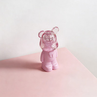 Kemasan Kosmetik Lip Gloss Bentuk Beruang Kartun Pink Unik dan Lucu