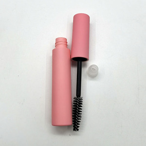Botella Cosmética Vacía para Extensiones de Pestañas, MOQ Bajo, 10 ml, Rosa Mate, Tubo Largo y Redondo para Rímel Líquido, Tapa de Rosca - Product Image 4