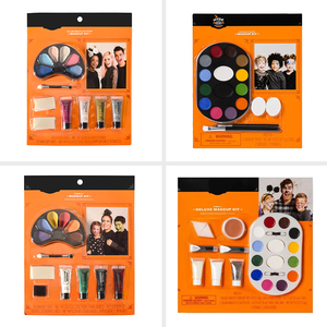 Juego de crayones de cara pintados para <span class=keywords><strong>Halloween</strong></span>, dos colores, con <span class=keywords><strong>sangre</strong></span> falsa, maquillaje de <span class=keywords><strong>halloween</strong></span>, kit familiar - Product Image 6