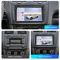 Navigation GPS Navifly, lecteur multimédia, Play Store, Car-Play, autoradio FM, DVR pour VW Golf 5 6 Polo Passat B6 B7 CC Skoda Jetta