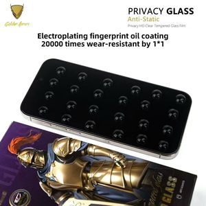 Película de Vidrio Templado Antiestática 2.5D 9H ESD <span class=keywords><strong>Ultra</strong></span> Resistente a Impactos con Privacidad de 28 Grados para iPhone 17 - Product Image 6