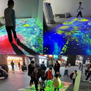Projecteur de sol interactif mobile intégré pour projection holographique 3D à l'œil nu - Fabricant - Product Image 2