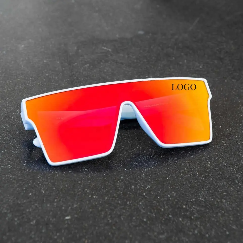 LBAshades oversize OEM/ODM lenti a specchio personalizzati polarizzati occhiali da sole 2024 di lusso occhiali da sole per le signore delle donne UV400