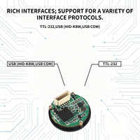 Escáner de Códigos de Barras Android EM001, Lector de Códigos QR 2D, Interfaz USB, Impresora en Línea Google QR, Módulo Industrial para Negocios