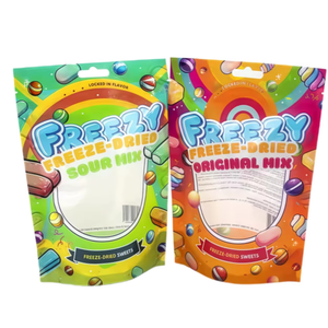 Sachet Doypack Personnalisé Anti-Odeur 3,5g/7g pour Bonbons et Gummies, en Plastique avec Fermeture Zip et Fenêtre en Film Polyester Thermoscellable - Product Image 3