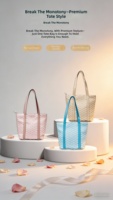 Sac fourre-tout de luxe rose bonbon avec monogramme, grande capacité, décontracté, pour femme, avec poche avant, idéal pour le travail et le shopping