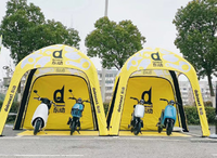 Tente gonflable modulaire TianYi Tech |   Tente d'événement extérieur avec structure en TPU, installation rapide et gonflables publicitaires personnalisés