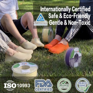 Filamento Shoeflex de UniFilas Tech, Nuevo Lanzamiento, Filamento TPU de Alta Elasticidad para Prototipos de Suelas de Zapatos, Impresión <span class=keywords><strong>3D</strong></span> - Product Image 4