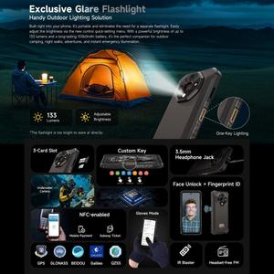 New arrivals ulefone armor X16 4G gồ ghề điện thoại giá tốt nhất gồ ghề điện thoại 6GB + 128GB tầm nhìn ban đêm 10360mAh mạng: 4G, NFC điện thoại - Product Image 4