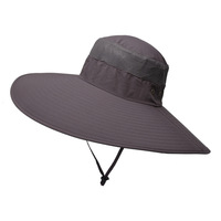 Chapeau à large bord de style unique et tendance, coupe-vent, avec sangle, pour la randonnée en montagne en plein air, vente chaude