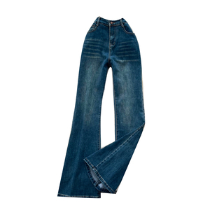 Jean évasé <span class=keywords><strong>taille</strong></span> haute style Y2K vintage <span class=keywords><strong>pour</strong></span> femme, coupe slim, décontracté, long, en denim, <span class=keywords><strong>pour</strong></span> l'automne 2026 - Product Image 5