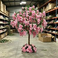 Arbre de cerisier artificiel rose personnalisé, grand, en soie, écologique, durable, haute simulation, imperméable, pour remise de diplôme et mariage