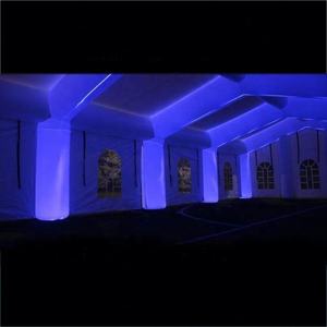 Tente cubique gonflable à LED pour mariages et événements | Tente de camping gonflable décorative pour l'extérieur avec éclairage-Ensemble complet - Product Image 6