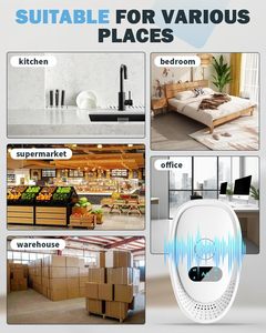 Répulsif Ultrasonique Intérieur/Extérieur, <span class=keywords><strong>Anti</strong></span>-Nuisibles Électronique à Brancher, Dissuasion Sûre et Écologique pour Insectes et Rongeurs, Utilisation Domestique, ODM Disponible - Product Image 6