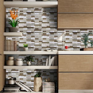 2024 Cao Cấp Vỏ dính 3D tự dính ốp tường cho nhà bếp và phòng tắm hiện đại không thấm nước PVC & giấy dán tường - Product Image 2