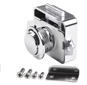 Kunci Tombol Tekan untuk Lemari Motorhome, Kabinet Camper, Caravan, Latch Knob, Latch Laci Kapal, Perlengkapan Perkakas - Product Image 4