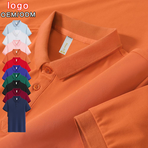 Jersey personalizado Premium para Polo Patrón sólido Solapa Manga corta Publicidad corporativa Ropa DE TRABAJO Bordado personalizado - Product Image 2