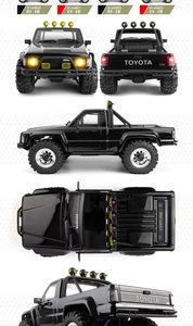 HPI 160803 Venture18 FLUX 1/18 4WD Borstelloze RC Crawler Gelicenseerde <span class=keywords><strong>Hilux</strong></span> SR5 2-versnellingsbak Metal Gear Waterdichte Truck RTR - Product Image 4