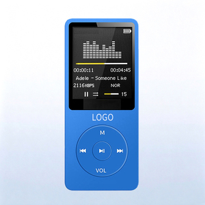 เครื่องเล่น MP3 สีดำแบบขายส่ง พร้อมเสียงไฮไฟแบบไม่สูญเสียคุณภาพ และสเปกตรัมเสียงแบบไดนามิก เหมาะสำหรับนักเรียน นักกีฬา ของขวัญ  โลโก้สั่งทำได้ ผลิตจากโลหะผสมสังกะสี - Product Image 4