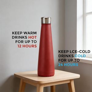 Botella de Agua de Acero Inoxidable Aislada de 450 ml (15 oz) con Logotipo Personalizado, Reutilizable, de Doble Pared, con Forma de Botella de <span class=keywords><strong>Cola</strong></span>, Vaso de Viaje - Product Image 5