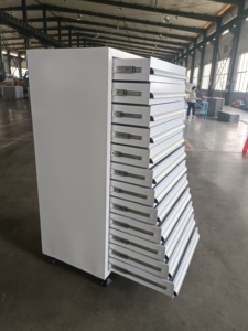 Hochwertiger 12-Schubladen-Rollwerkzeugwagen mit Hoch leistungs wagen Anpassbare OEM-Option für die Aufbewahrung von Werkzeugen - Product Image 6