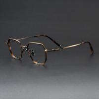 Monture de lunettes optiques carrées classiques en acétate de titane SH0076, monture intégrale, haute qualité, unisexe adulte, vente chaude