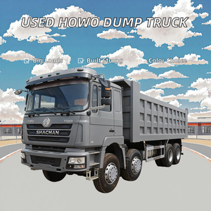 중고 시노트럭 호보 8x4 덤프트럭 아우사 제조 중형 트럭 웨이차이 엔진 유로 3 배출 기준 좌측 핸들 후방 - Product Image 1