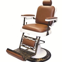 Chaise pour barbier, Vintage, marron, prix d'usine, vente en gros