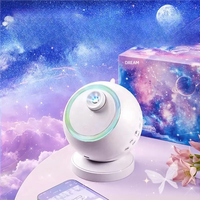 Nouvelle Version Améliorée 12-en-1 : Projecteur d'Étoiles 3D Visuel Sans Fil avec Haut-Parleur, Focus Ultra Clair, Planétarium LED Moderne