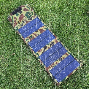 핫 접이식 7W 5V 태양 전지 패널 충전기 휴대 전화 전원 은행 휴대용 태양열 충전기 야외 28W 21W 15W 7W 방수 - Product Image 5