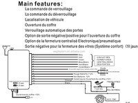 Système d'entrée sans clé pour voiture Maroc Mfk 285 2018 avec télécommande