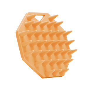 Cepillo Masajeador de Silicona Octogonal Portátil para Cuero Cabelludo con Logotipo Personalizado, para Spa Capilar, Exfoliante, Champú y Crecimiento del Cabello - Product Image 5
